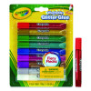 Washable Glitter Glue, 0.35 Oz, Assorted Colors, 9/Pack