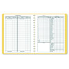 Simplified Monthly Bookkeeping Record, 4 Column Format, Tan Cover, 11 X 8.5 Sheets, 128 Sheets/Book