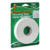 Double-Stick Foam Mounting Tape, Permanent, Holds Up To 2 Lb, 0.75" x 15 Ft, White