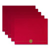 Classic Crest Certificate Covers, 9.38 X 12, Red, 5/Pack