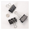 Binder Clips, Large, Black/Nickel, 12/Box