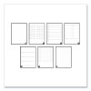 Fusion Smart Notebook, Seven Assorted Page Formats, Blue Cover, (21) 11 x 8.5 Sheets
