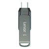 Jumpdrive D400 Usb 3.1 Flash Drive, 64 Gb, Titanium