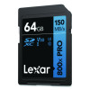 High-Performance Pro Blue Series Sdxc Memory Card, Uhs-I V30 U1 Class 10, 64Gb