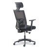 Mesh Back Molded Foam Task Chair, Supports Up To 275 Lb, Black Seat/Back