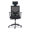 Mesh Back Molded Foam Task Chair, Supports Up To 275 Lb, Black Seat/Back