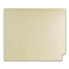 End Tab Fastener Folders, Straight Tab, Expands 0.75", 2 Fasteners, Letter Size, Manila, 50/Box
