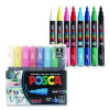 Water-Based Paint Markers, Extra-Fine Bullet Tip, Assorted Colors, 8/Pack