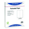 Perforated Paper, 92 Bright, Perforated 4.25" From Left, 8.5 x 11, White, 500 Sheets/Ream, 5 Reams/Carton