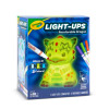 Light Ups Recolorable Dragon With (3) Ultra-Clean Washable Markers, Ages 4 And Up, 4 Pieces