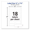No-Iron Fabric Labels, Handwrite Only, 0.5 x 1.75, White, 18/Sheet, 10 Sheets/Pack