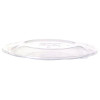 Salad Bowl Lids, Lids For 64 Oz Squat Salad Bowls, 9.5" Diameter, Clear, Plastic, 300/Carton