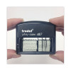 Printy Economy 12-Message Date Stamp, Self-Inking, 2" x 0.38", Black