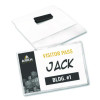 Magnetic Style Name Badge Kit, Horizontal, 4" X 3", White, 48/Pack