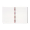 Flexible Cover Twinwire Notebooks, Scribzee Compatible, 1-Subject, Wide/Legal Rule, Black/Red Cover, (70) 11 x 8.5 Sheets