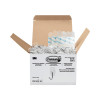 Small Clear Toggle-Wire Hooks, Metal Wire, Silver/Clear, Supports 0.5 Lb, 40/Pack