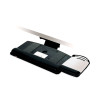 Sit/Stand Easy Adjust Keyboard Tray, Highly Adjustable Platform,, Black