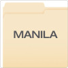 Manila File Folders, 1/3-Cut Tabs: Assorted, Legal Size, 0.75" Expansion, Manila, 100/Box