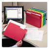 Colored File Pockets, 3.5" Expansion, Legal Size, Assorted Colors, 5/Pack