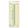 Time Clock Cards, Replacement For 10-800292, One Side, 3.5 X 9, 500/Box