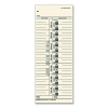 Time Clock Cards, Replacement For 10-800292, One Side, 3.5 X 9, 500/Box