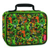 Minecraft Soft Lunch Box, 9.5" x 3.75" x 7.5", Green/Orange/Gray