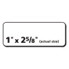 Matte Clear Easy Peel Mailing Labels W/ Sure Feed Technology, Laser Printers, 1 X 2.63, Clear, 30/Sheet, 25 Sheets/Box