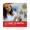 Medium Utility Hooks, Plastic, White, Supports 3 Lb, 6/Pack