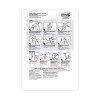 Medium Utility Hooks, Plastic, White, Supports 3 Lb, 6/Pack