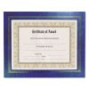 Leatherette Document Frame, 8.5 x 11, Blue, Pack Of Two