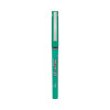 Precise V5 Rollerball Pen, Stick, Extra-Fine 0.5 Mm, Green Ink, Green/Clear Barrel, Dozen