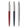 Jotter Retractable Pen And Pencil Set, (1) Medium Blue Ballpoint Pen, (1) Medium Black Gel Pen, (1) 0.7 Mm Mechanical Pencil