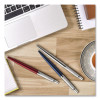 Jotter Retractable Pen And Pencil Set, (1) Medium Blue Ballpoint Pen, (1) Medium Black Gel Pen, (1) 0.7 Mm Mechanical Pencil