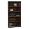 Select Collection Bookcase, Five-Shelf, 35.27w x 13.22d x 69.76h, Estate Black