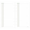 Lined Notes Pages For Planners/Organizers, 6.75 x 3.75, White Sheets, Undated, 30 Sheets