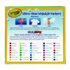 Ultra-Clean Washable Markers, Broad Bullet Tip, Assorted Colors, 40/Set
