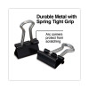 Binder Clips, Mini, Black/Silver, 12/Box