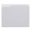 Top Tab File Folders, 1/3-Cut Tabs: Assorted, Letter Size, 0.75" Expansion, Gray, 100/Box