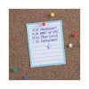 Tech Cork Board, 47.24" x 35.43", Brown Surface, Black Aluminum Frame