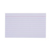 Ruled Index Cards, 3 X 5, White, 100/Pack