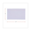 Ruled Index Cards, 3 X 5, White, 100/Pack