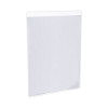 Wall Mount Sign Holder, 8.5 x 11, Vertical, Clear, 2/Pack