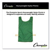 Heavyweight Pinnies, Nylon, One Size, Green, 1/Dozen