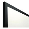 Melamine Dry Erase Board, 24" x 18", White Surface, Black Aluminum Frame