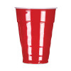Easy Grip Disposable Plastic Party Cups, 9 Oz, Red, 50/Pack