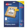 Shipping Labels W/ Trueblock Technology, Inkjet Printers, 5.5 X 8.5, White, 2/Sheet, 25 Sheets/Pack