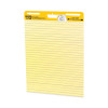 Vertical-Orientation Self-Stick Easel Pads, Presentation Format (1.5" Rule), (30) Yellow 25 x 30 Sheets, 4/Carton