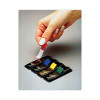 Small Page Flags In Dispensers, 0.5 x 1.75, Assorted Primary, 35/Color, 4 Dispensers/Pack