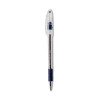 R.s.v.p. Ballpoint Pen, Stick, Fine 0.7 Mm, Blue Ink, Clear/Blue Barrel, Dozen