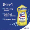 Power Clean Concentrated Multi-Surface Cleaner, Lemon And Sunflower Essence, 28 Oz Pour Bottle, 9/Carton